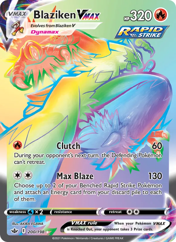 Blaziken VMAX #200/198