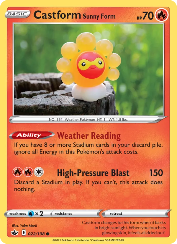 Castform Sunny Form #22/198