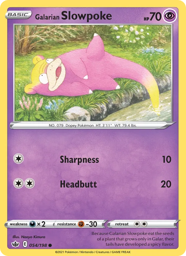 Galarian Slowpoke #54/198