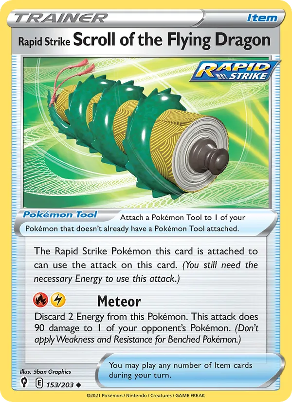 Rapid Strike Scroll of the Flying Dragon #153/203