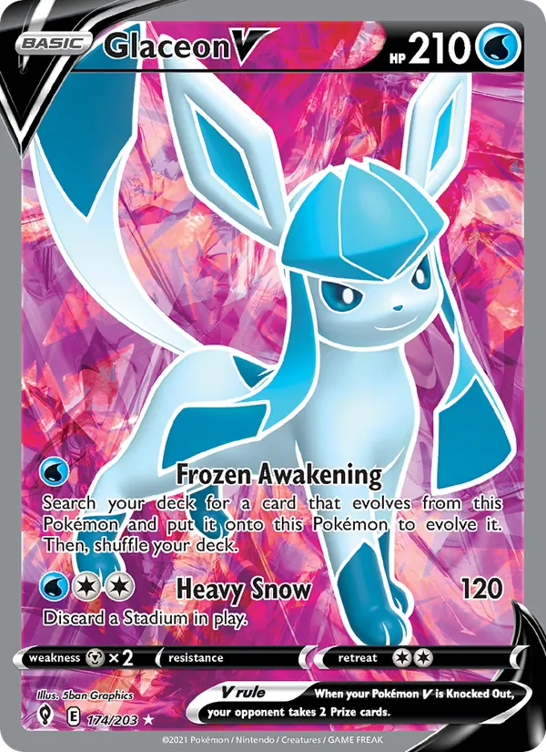 Glaceon V #174/203
