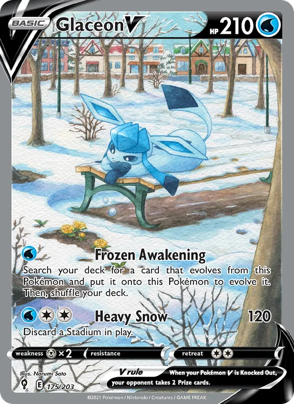Glaceon V #175/203