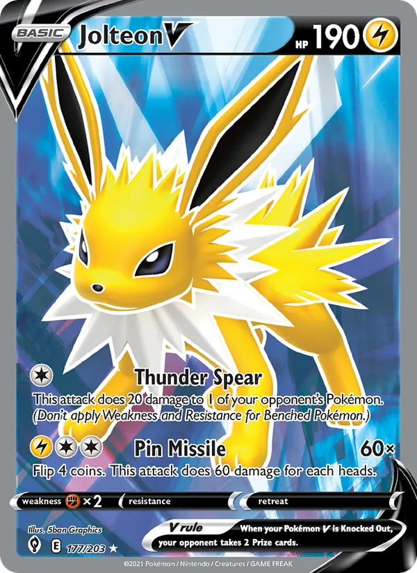 Jolteon V #177/203