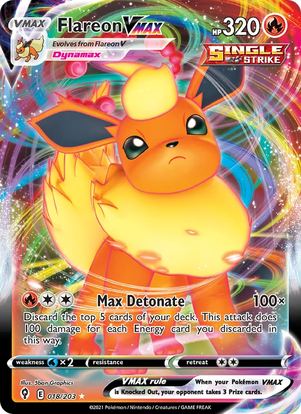 Flareon VMAX #18/203