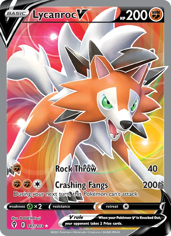 Lycanroc V #187/203