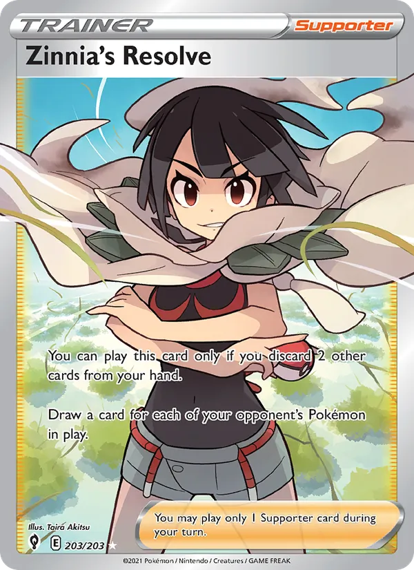 Zinnia's Resolve #203/203