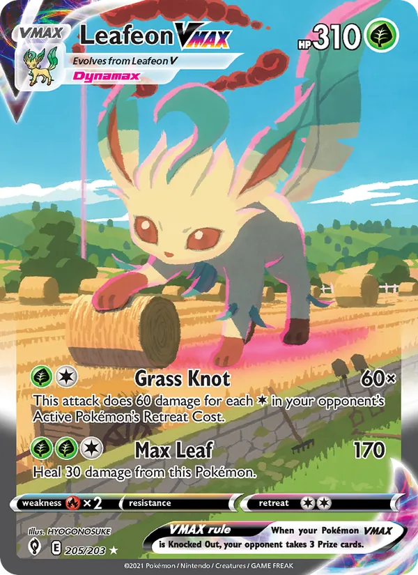 Leafeon VMAX #205/203