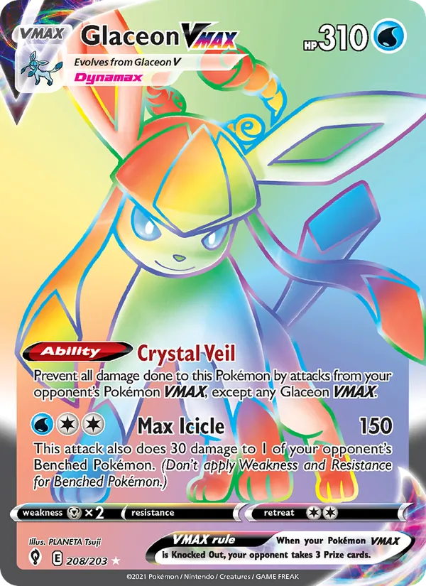 Glaceon VMAX #208/203