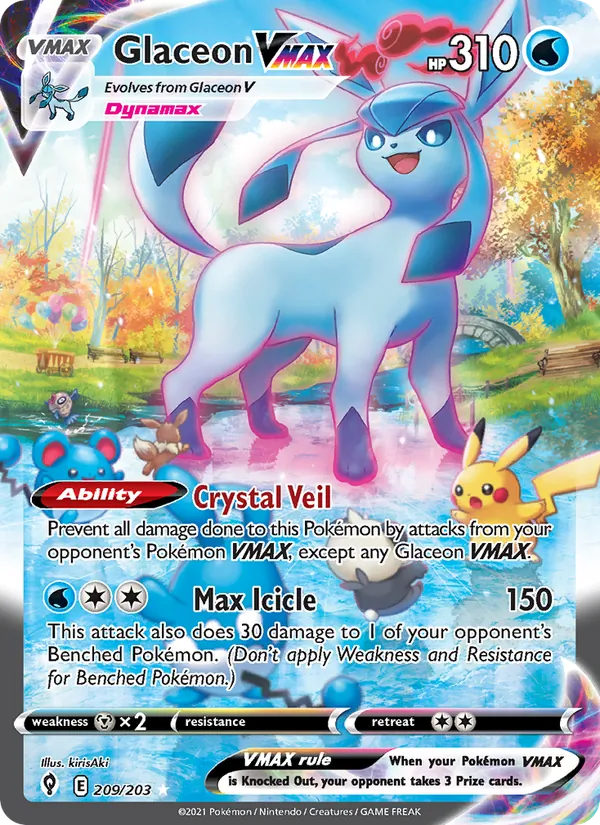 Glaceon VMAX #209/203
