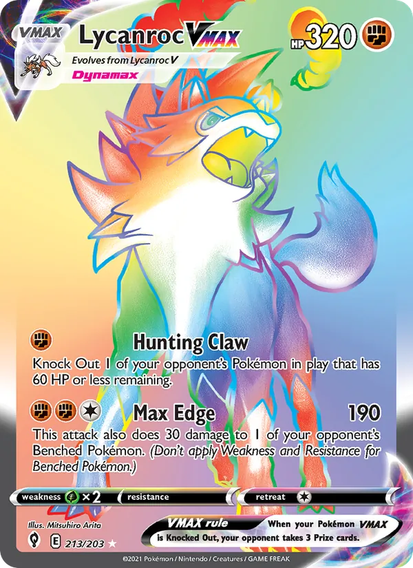 Lycanroc VMAX #213/203