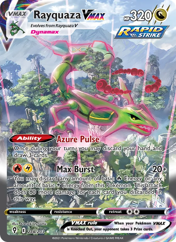 Rayquaza VMAX #218/203