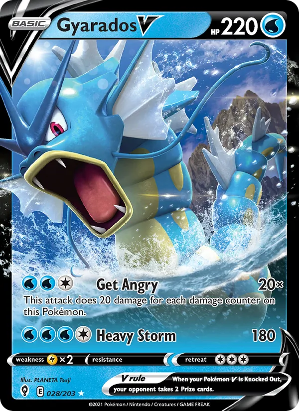 Gyarados V #28/203
