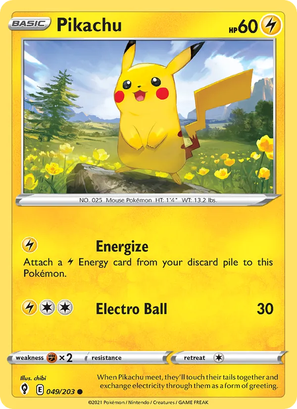 Pikachu #49/203