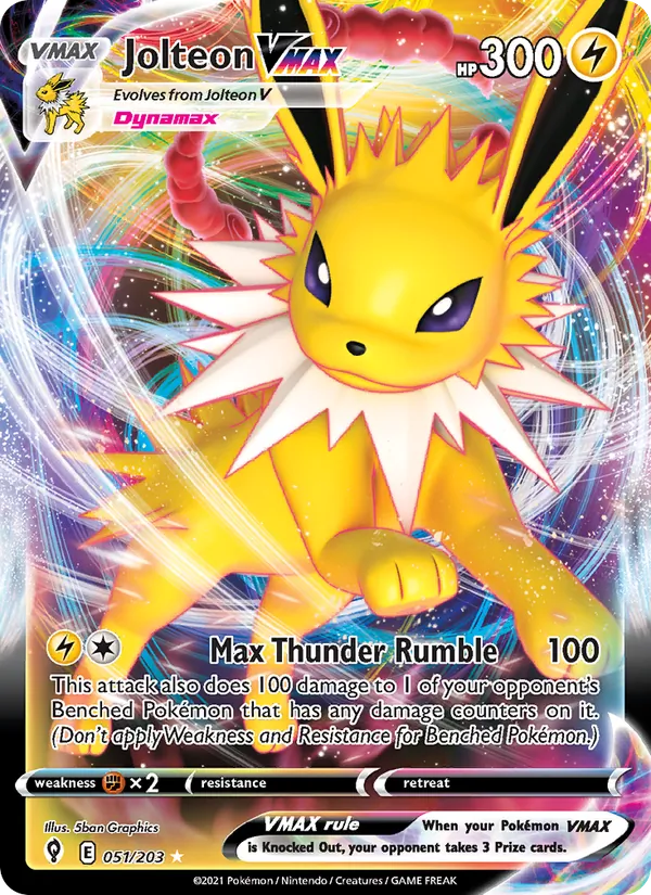 Jolteon VMAX #51/203