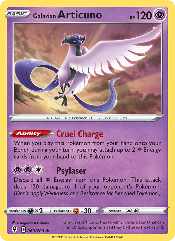 Galarian Articuno #63/203