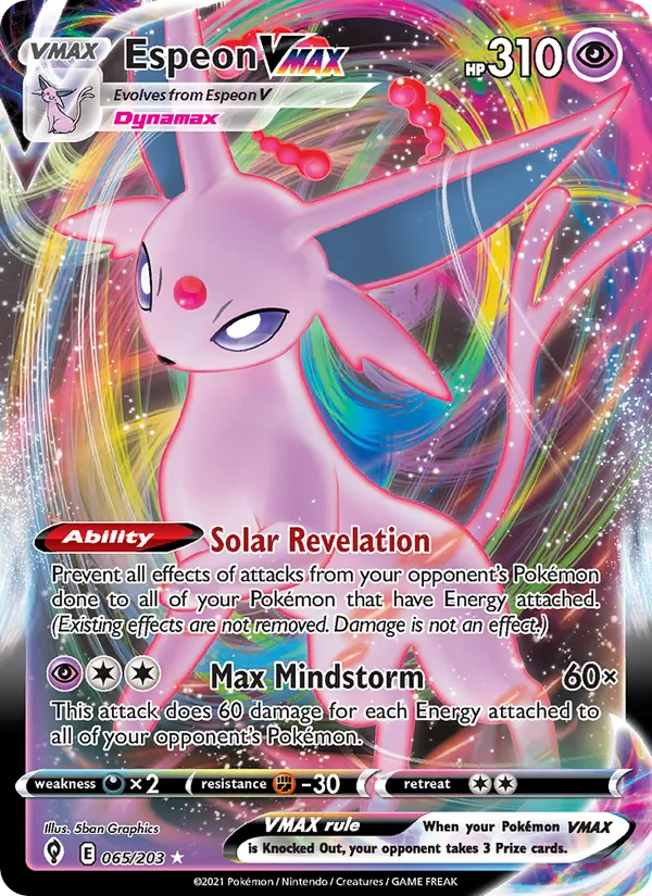 Espeon VMAX #65/203