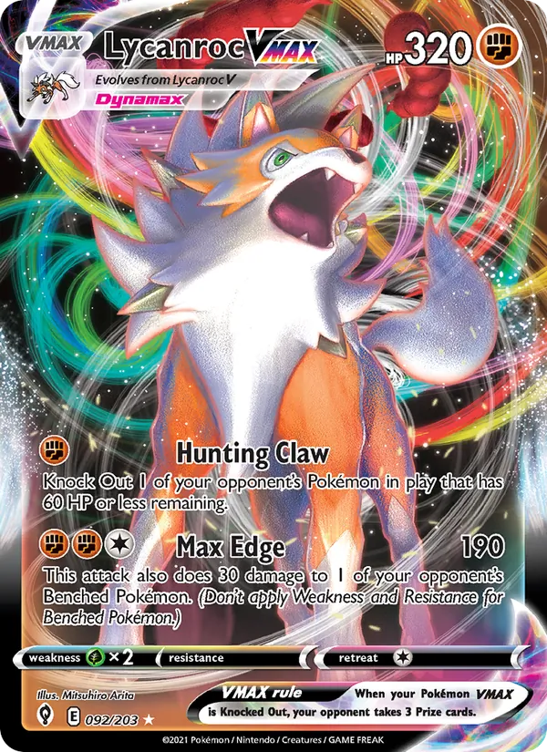 Lycanroc VMAX #92/203