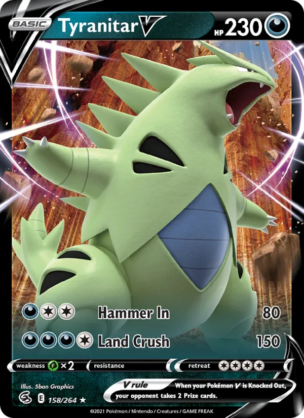 Tyranitar V #158/264