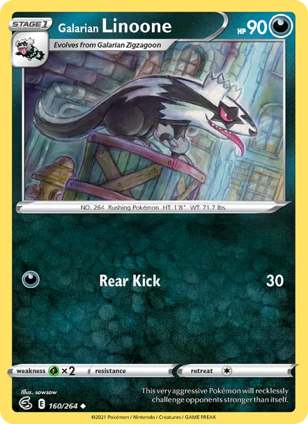 Galarian Linoone #160/264
