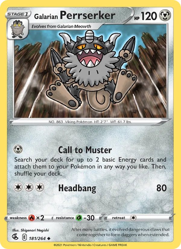 Galarian Perrserker #181/264