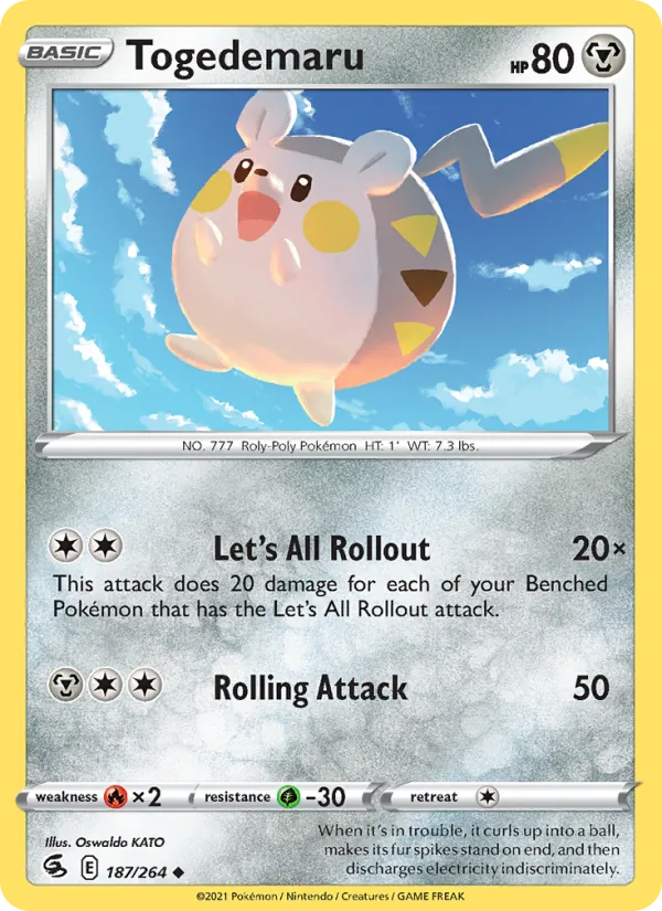 Togedemaru #187/264