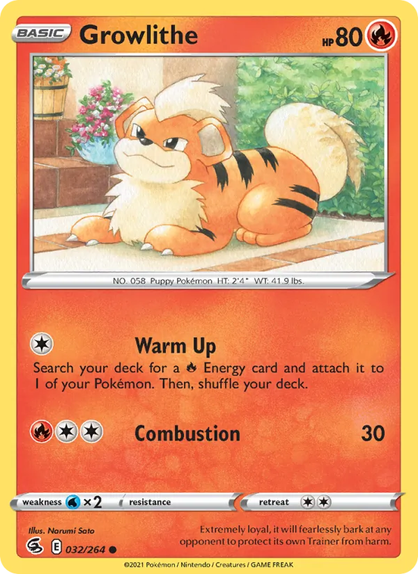 Growlithe #32/264