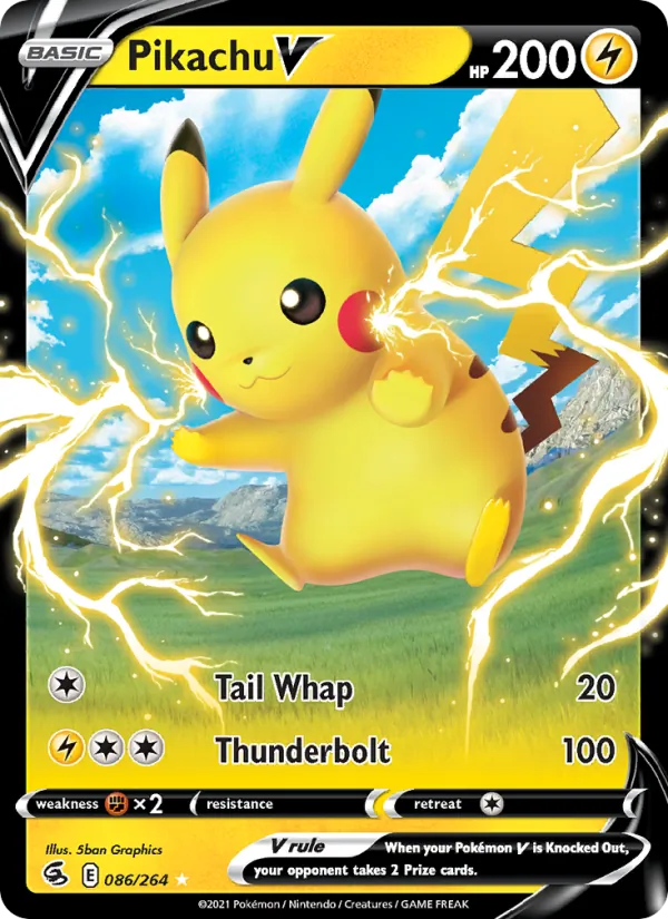 Pikachu V #86/264