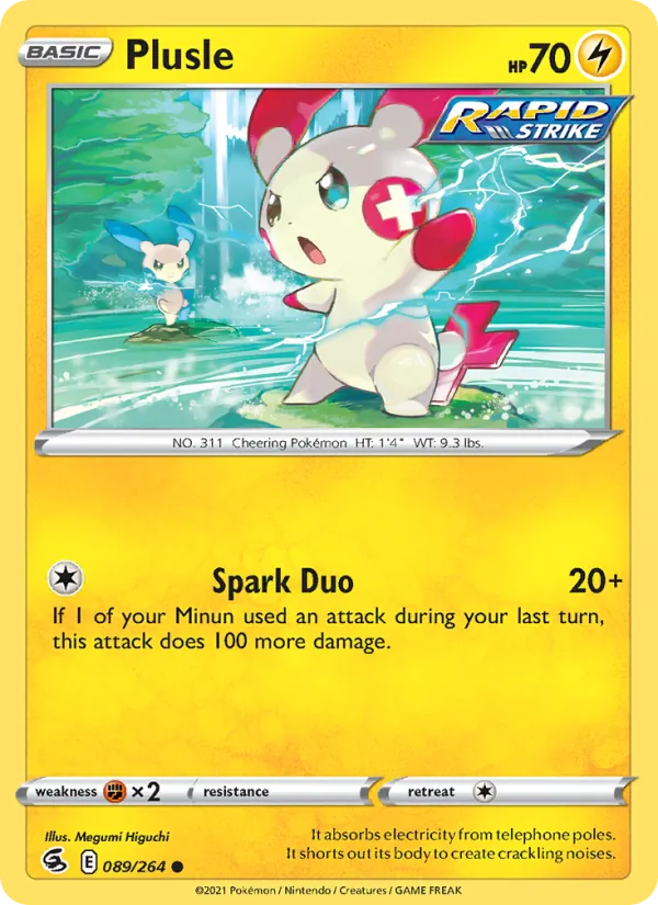 Plusle #89/264