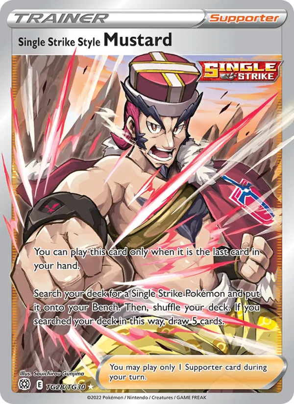 Single Strike Style Mustard #TG28/30