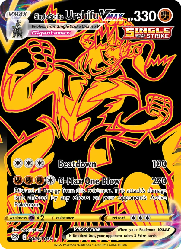 Single Strike Urshifu VMAX #TG29/30