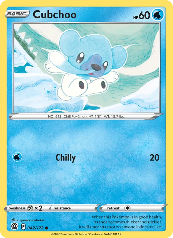 Cubchoo #42/172