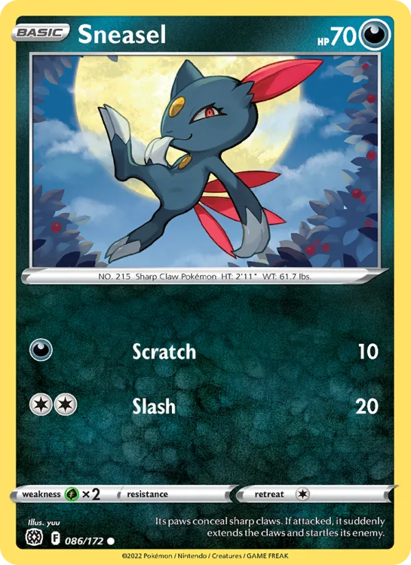Sneasel #86/172