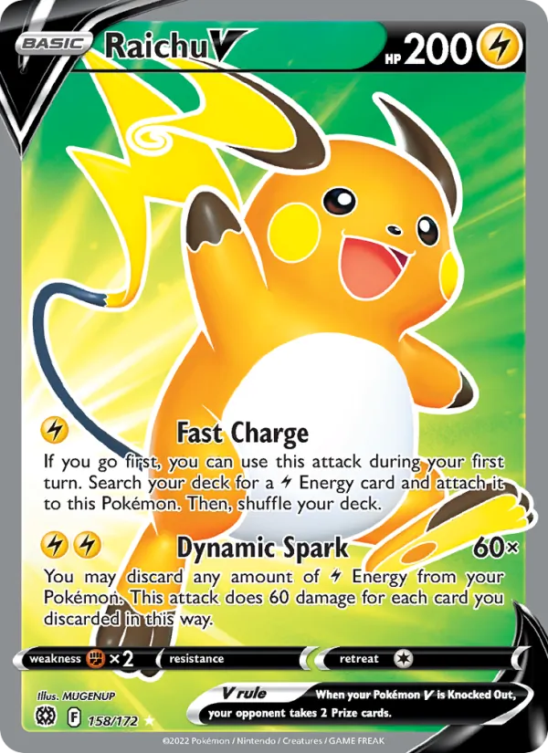 Raichu V #158/172
