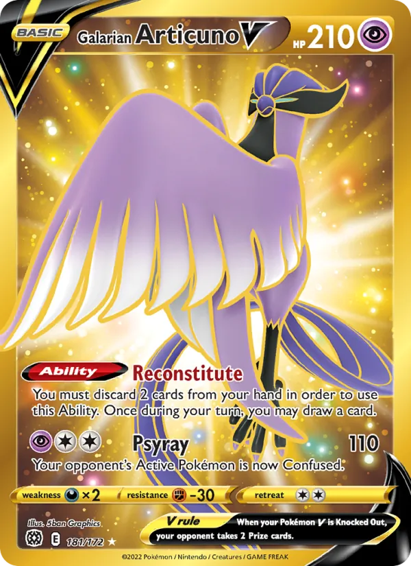 Galarian Articuno V #181/172
