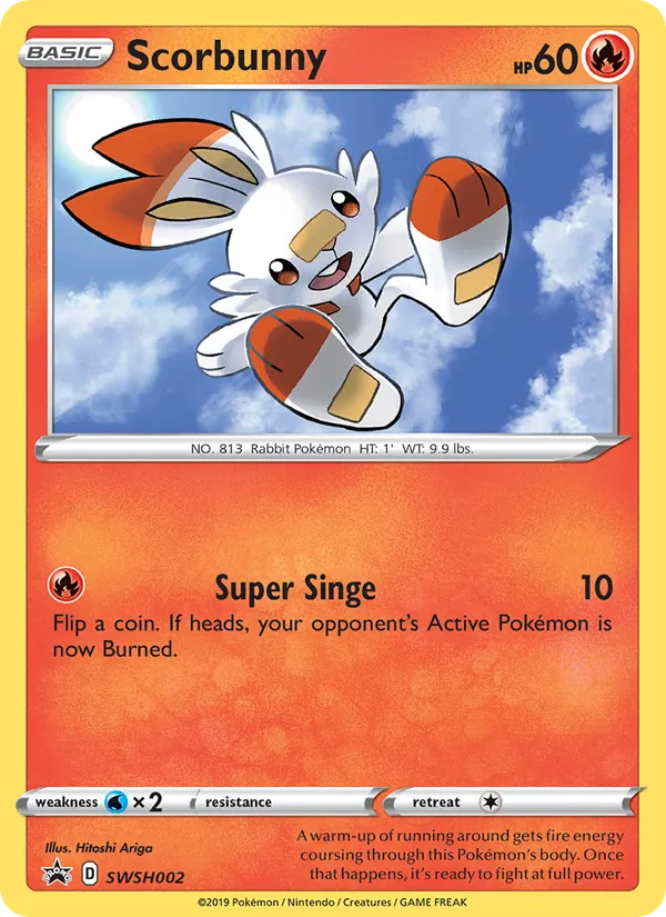 Scorbunny #SWSH002/307