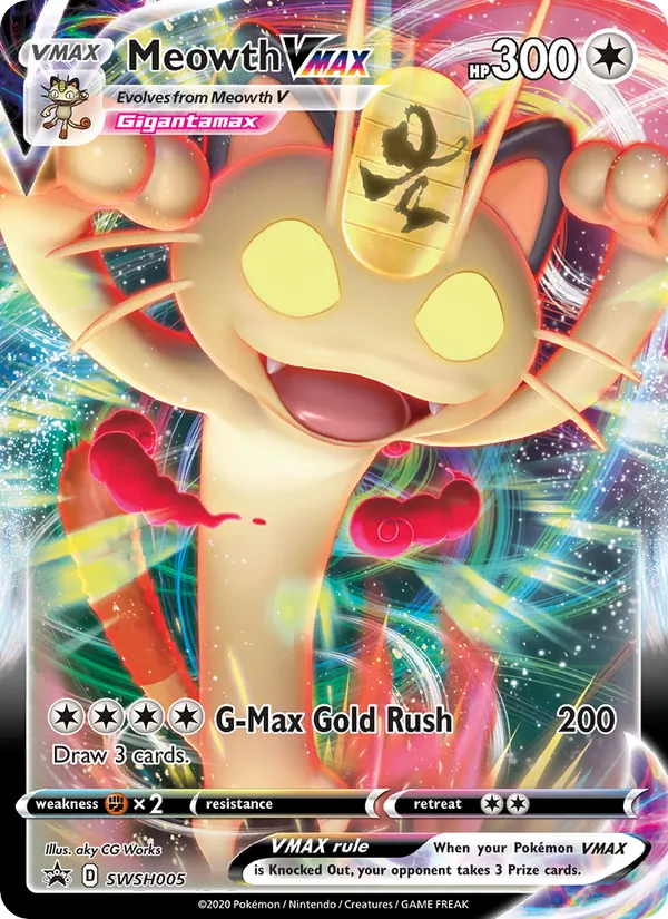 Meowth VMAX #SWSH005/307