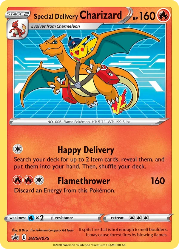 Special Delivery Charizard #SWSH075/307