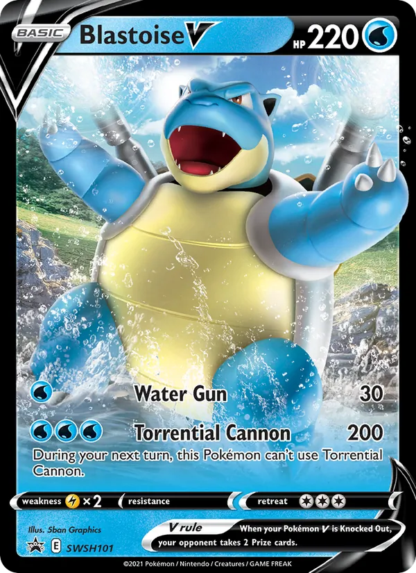 Blastoise V #SWSH101/307