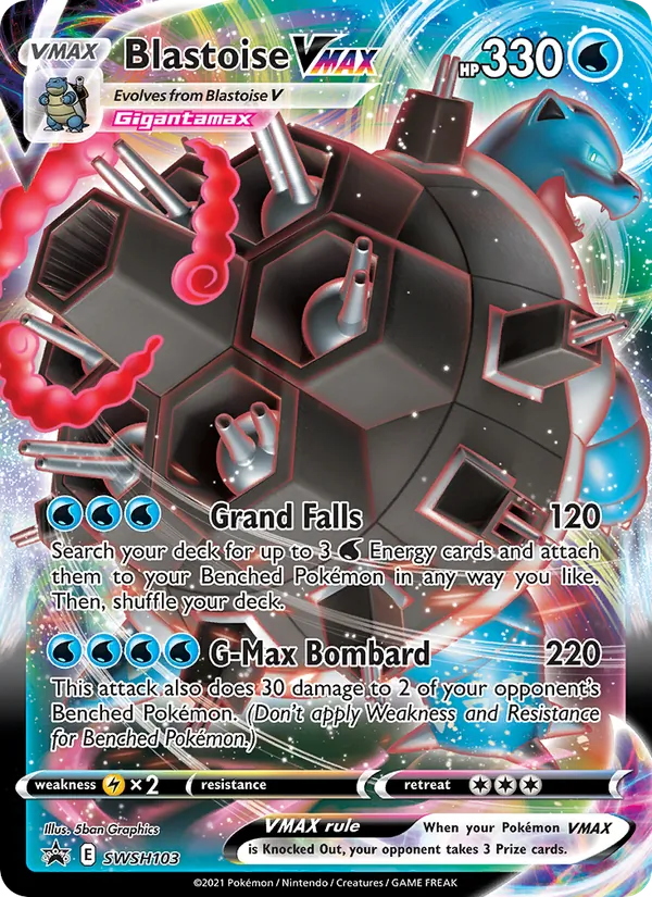 Blastoise VMAX #SWSH103/307