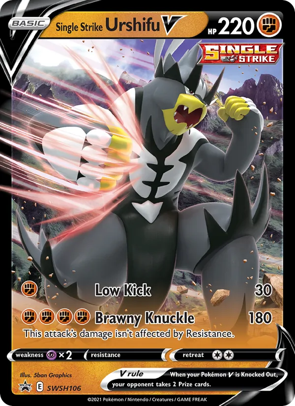 Single Strike Urshifu V #SWSH106/307
