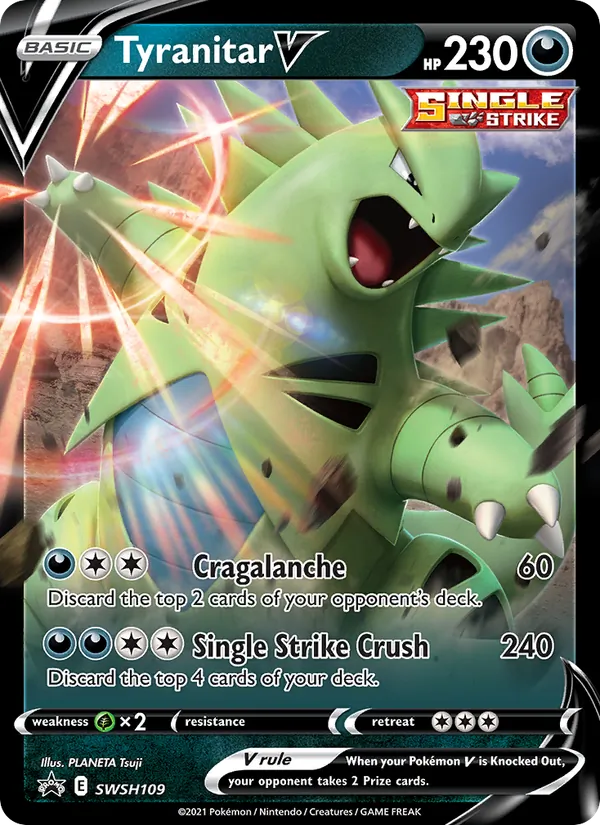 Tyranitar V #SWSH109/307