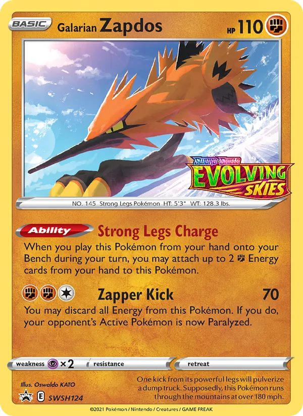 Galarian Zapdos #SWSH124/307