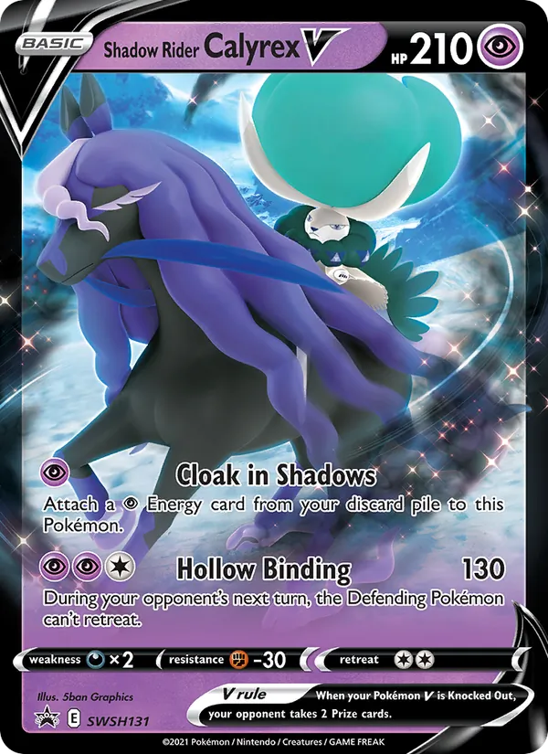 Shadow Rider Calyrex V #SWSH131/307