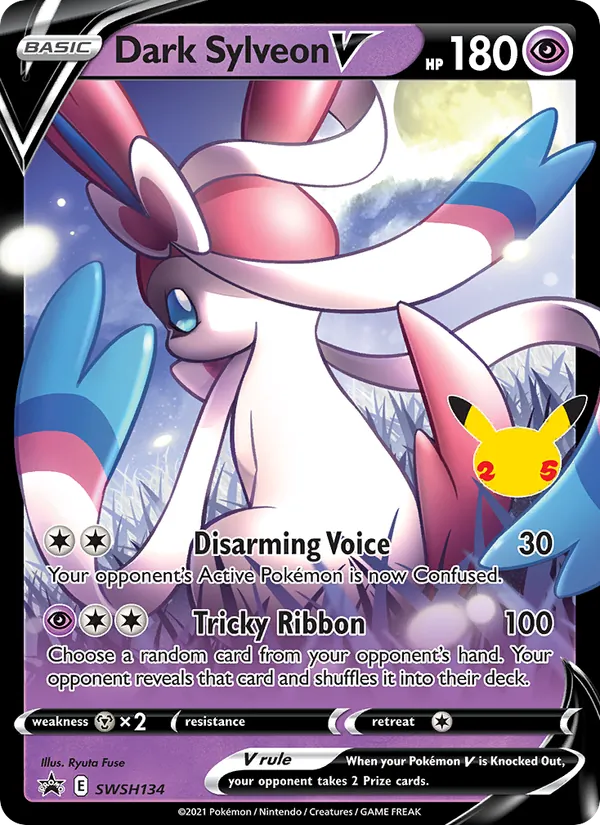 Dark Sylveon V #SWSH134/307