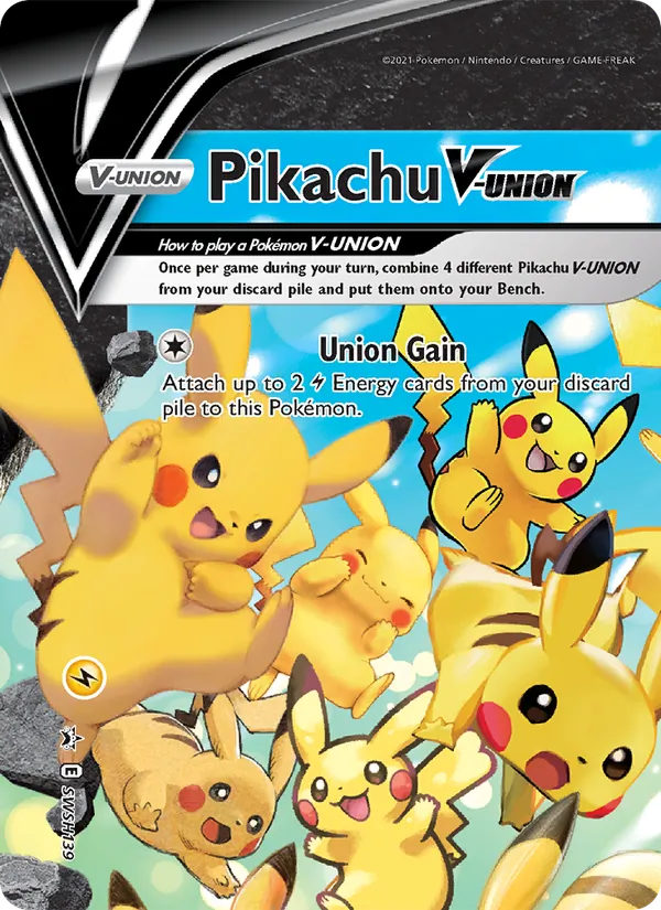 Pikachu V-UNION #SWSH139/307