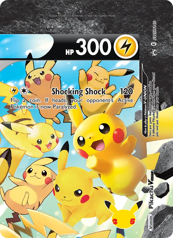 Pikachu V-UNION #SWSH140/307
