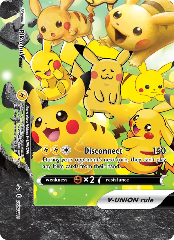 Pikachu V-UNION #SWSH141/307