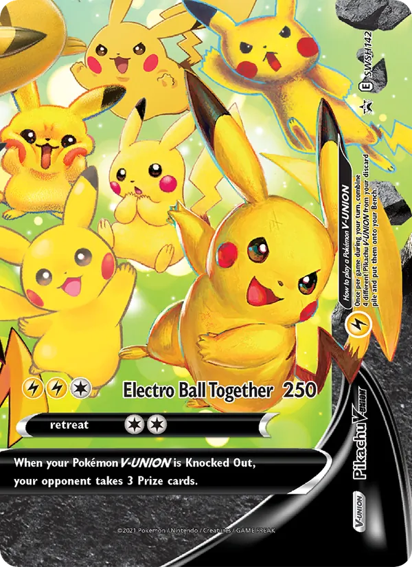 Pikachu V-UNION #SWSH142/307