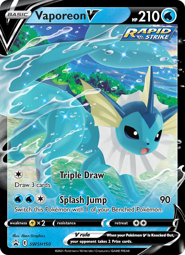Vaporeon V #SWSH150/307
