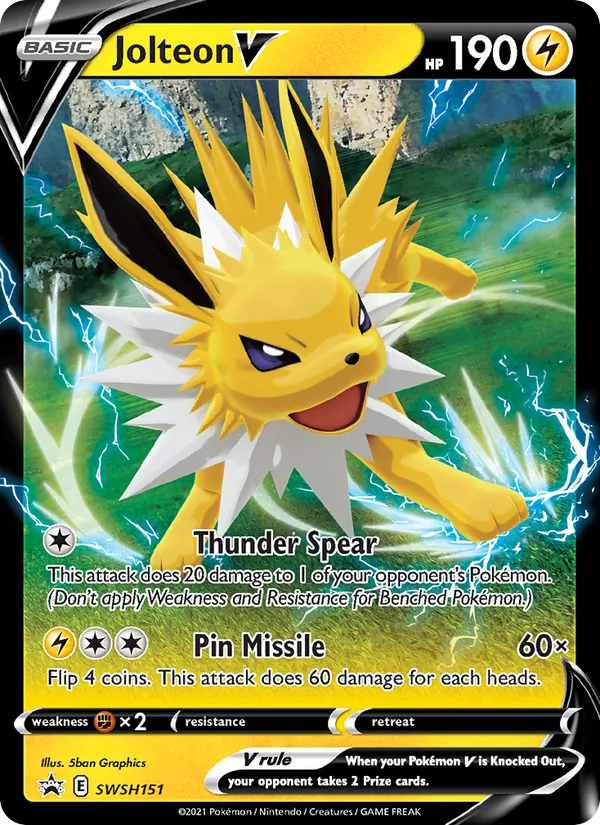 Jolteon V #SWSH151/307